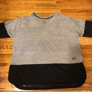 grey nike top